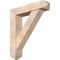 Ekena Millwork Traditional Arts and Crafts Smooth Bracket w/ Offset Brace, Douglas Fir, 7 1/2"W x 34"D x 38"H BKT0806X34X38TRA03SDF - alternate 1